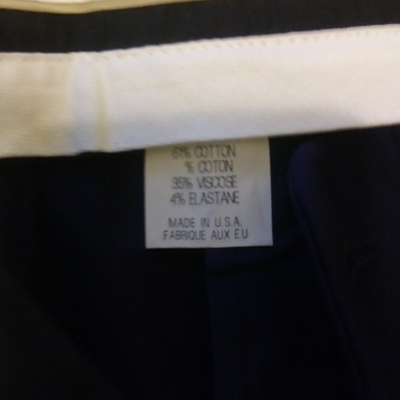 Theory Women's Navy Blue Pants Size 2 - Picture 2 of 6